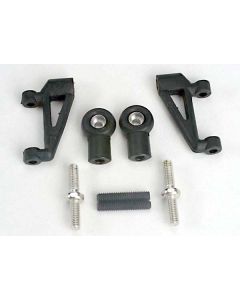 Traxxas 4332 Control arms, upper/upper rod ends (Nitro 4-Tec)