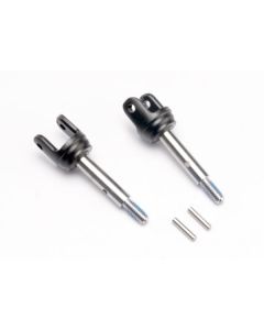Traxxas 6853X Stub axles, rear, heavy duty (2)/ pins (2) /Slash