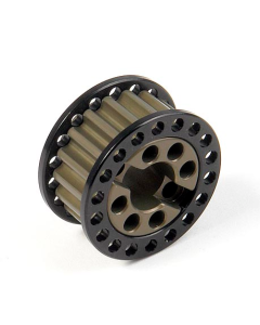 Xray 345958 Alu Front Belt Pulley 18T o6 - Centre - Set