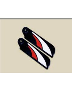 Sab 0412R Tail Rotor Blades Carbon Red/ Black 72x 26mm for Heli 50 (2pcs) (T-Rex 50)