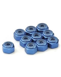 Ansmann 2030110 Alu Lock Nut 5mm blue/10pcs