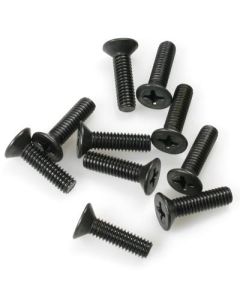Robitronic 24623 Flat Head Screw M4x12mm (10 pcs)