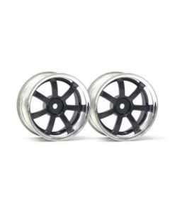 HPI 3323 Rays Gram Lights 57S-Pro Chrome/Gunmetal (6mm Offset) 