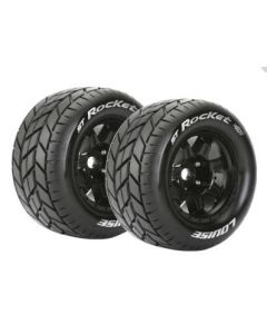 Louise LT3224B MFT  ST-ROCKET STADIUM TRUCK ON ROAD TIRE SPORT / BLACK RIM HEX 17mm / MOUNTED 1/8