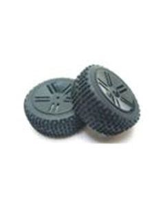HBX 3378-P006 Front Tire & Wheel Complete for 1/10 Buggy