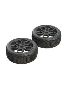 Arrma 550027 DBOOTS 'EXABYTE NB' TYRE SET GLUED (Black) (2pcs)