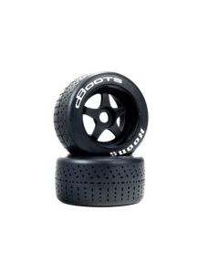 Arrma ARA550073 dBoots Hoons 53/107 2.9 White Belted Tires 5-Spoke 1/8