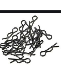 HPI 6123  BODY PIN (8mm/ BLACK/ LARGE/ 20pcs)