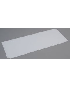 Evergreen 9105 Sheet Styrene Plain 8x21x.040" Thick (1.0mm) 3pcs