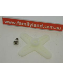 Acoms ASS660301 Cross Servo Horn and Screw