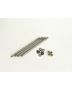 CEN GS015 Shock Shaft & Nuts (4 ea)(GST 7.7)