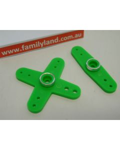 Eagle 510005 Servo Horn JR + SW + KO (Green)