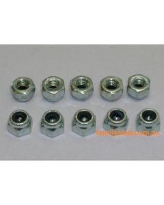 Family Land Nylon Insert Lock Nut M2.5 (10pcs) (Compatible ar715008)
