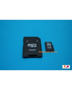 Flycamone FC3008 8GB MICRO SD-CARD INCL. CARD ADAPTOR
