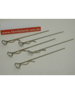 Great Vigor MV1201 Body Clips 1/8 Type R 80mm (5pcs)