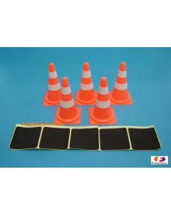 Great Vigor SE93020R Racing Cones (5pcs)