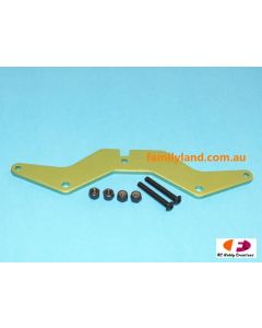 Great Vigor XV30762GR Servo Saver Plate 3mm Green Color (Cage)