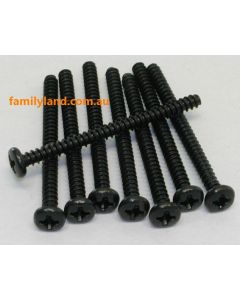 HBX S084 ROUND HEAD SELF TAPPING SCREW M3x37mm (8)