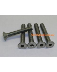 James Glen 19835 Countersunk Socket Screws M4x25mm (5pcs)
