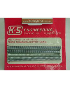 K&S 321 Tubing Bender Size Range: 1/16" to 3/16" O.D