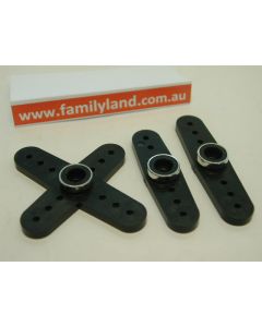Ko Propo 36012 Stayer Servo Horn (Black)