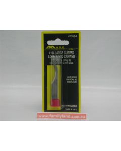 Maxx 33104 Large Curved Edge Wood Carving Blade #104 2pcs