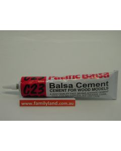 Pacific Balsa C23 Balsa cement in 50ml tube (Penetrating)