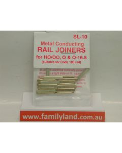 Peco SL-10 Rail Joiners for HO/OO & O-16.5 Suit Code 100 Rail 24pcs
