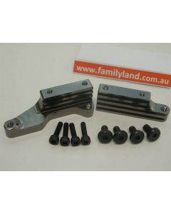 Robitronic 27056G CNC Engine Mount Set (Grey color)