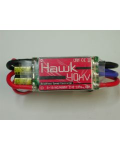 SJ Propo Hawk 40A Programmable Brushless ESC (2-6 cell lipo)