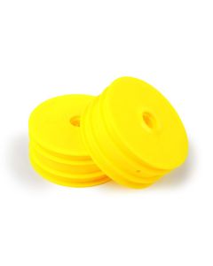 Durango 510018 2WD WHEEL RIM FRONT: YELLOW (2pcs) 1/10