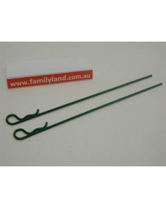 Topway 5533 Anodised Body Clips Green 120mm/1 Pair