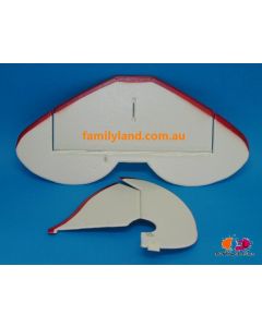 E Scale Waco AWA008 Tail set /Biplane