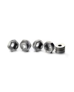 Absima 2560020 Aluminum Wheel Adapter Set 12mm to 17mm (4pcs), 6mm Hole
