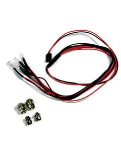 Absima 2320041 LED Set White/Red with Aluminum Holder