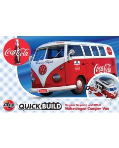 Airfix J6047 QUICK BUILD Coca-Cola Volkswagen Camper Van