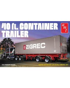 AMT 1196 40 ft. Container Trailer 1/24