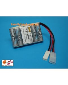 Family Land 5035021/6f NiMh Battery  2850mah/ 7.2v Flat Pack with CE012S, CE012 (HE M1A2 Abram Preminum-BFN)