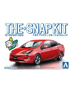 Aoshima 054178 The Snap Kit Toyota Prius (Emotional Red) 1/32