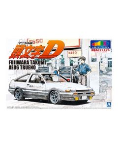Aoshima 061992 Initial D Fujiwara Takumi AE86 Trueno Comics Vol.1 Ver. 1/24
