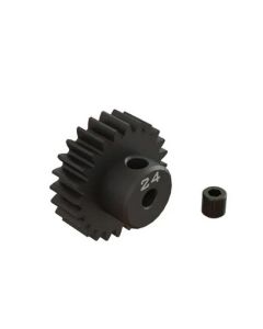 Arrma 311086 24T 0.8Mod 1/8” Bore CNC Steel Pinion Gear          