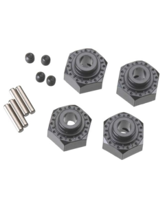 Axial 30429 12mm Aluminum Hub (Black)/4pcs
