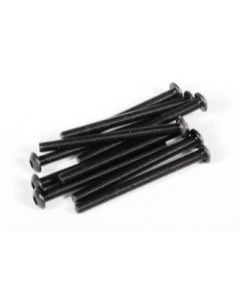 Axial AX31119 M3x35mm Hex Socket Button Head (Black) (10pcs)