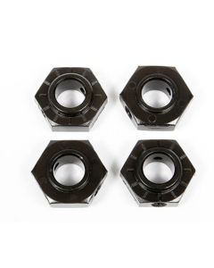 Axial AX31230 17mm Aluminum Hub - Black (4pcs) (8mm Hole)