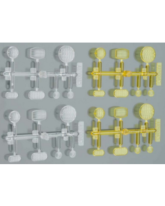 Axial AX80049 LED Lens Set - Yellow/Clear (4pcs)