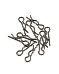 Axial AXIC1059 Body Clip, 6mm, Black 10pcs        