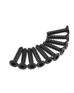 Axial AXA1260 Hex Socket Tap Flat Head Screw 2.5x12mm (10)