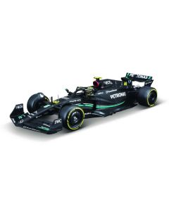 Bburago 28028 2023 F-1 Mercedes W 14 #44 Hamilton in Showcase 1/24