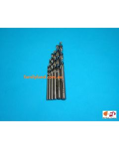 Bordo Assorted Jobber Drill Bits 1.5mm, 2mm, 2.5mm, 3mm, 3.5mm, 4mm (1pc of Each)