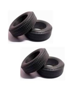 BRM Slot 4 x front tire for classic wheel - 30 shore - 20x7mm